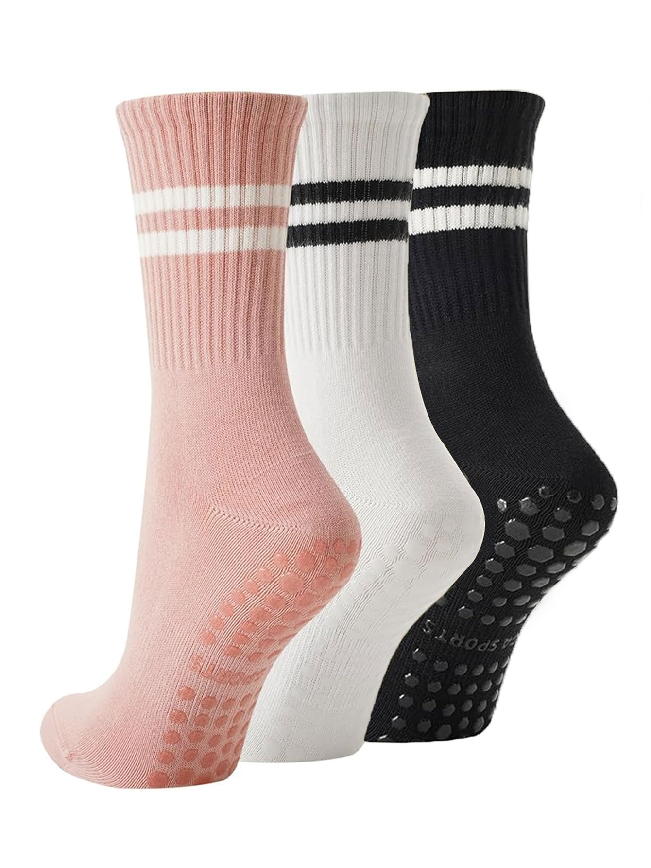 3 Pairs of Yoga Socks, Non-Sli - огляд і ціна Medias Para Pilates Y Yoga